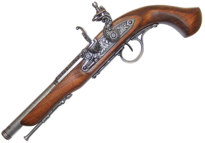 Denix 18th Cen Flintlock Pistol Left