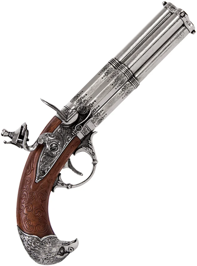 Denix French 4 Barrel Flintlock