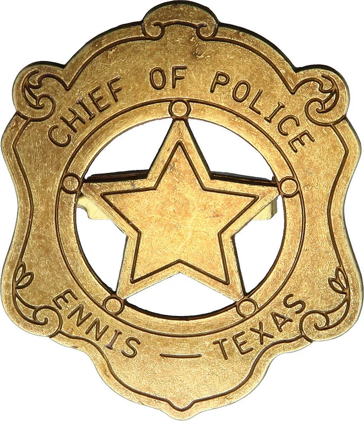 Denix Chief Of Police Badge
