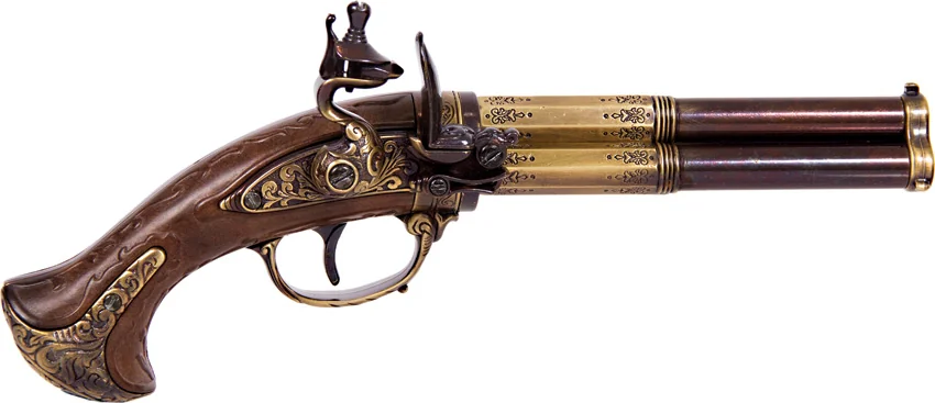 Denix French 3 Barrel Flintlock