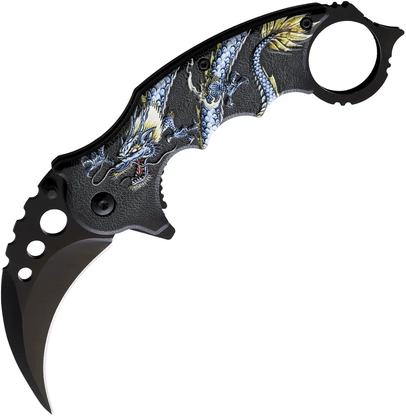 ElitEdge Blue Dragon Karambit A/O