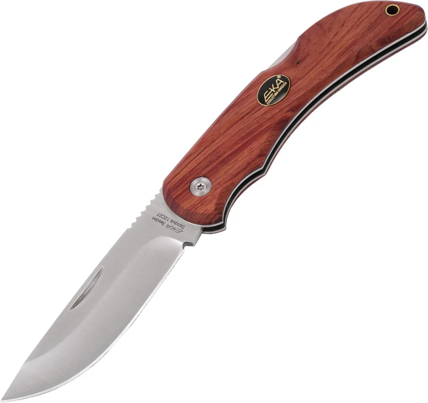 EKA Swede 10 Lockback Knife Bubinga Wood (3.5"Satin )