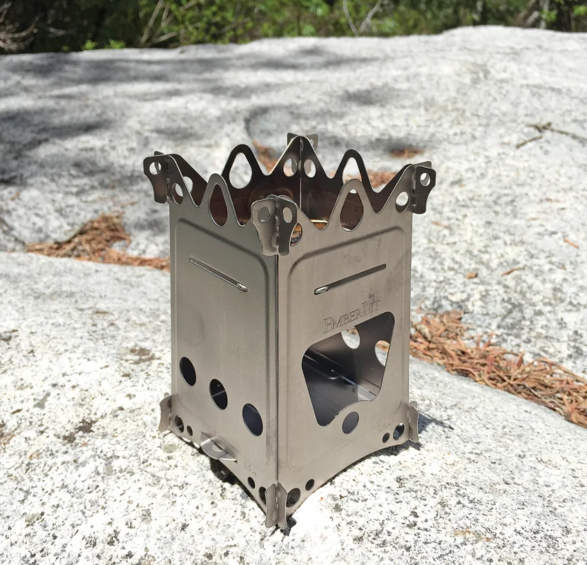EmberLit Fire Ant Wood Burning Multi-Fuel Stainless Steel Stove