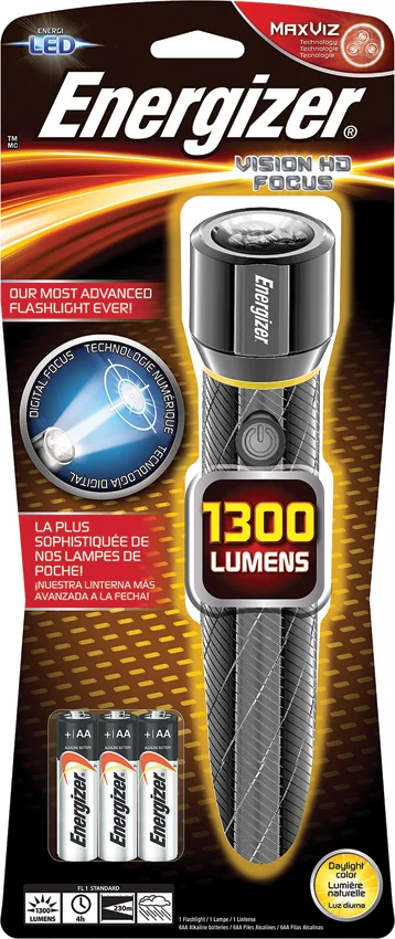 Energizer Vision HD Focus Flashlight