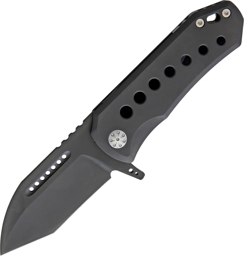 EOS Orca-S Frame Lock Knife Black Titanium (3" Black)