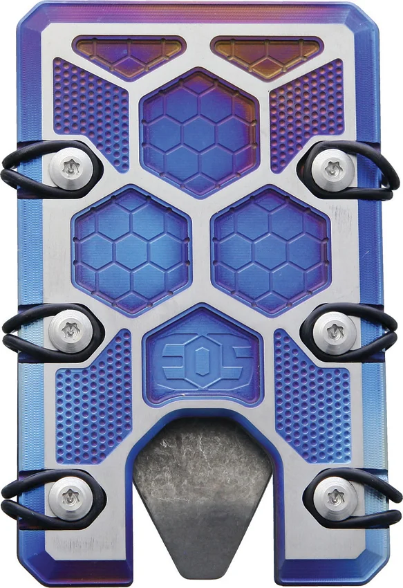 EOS 2.5 Titanium Wallet - Two-Tone Flamed