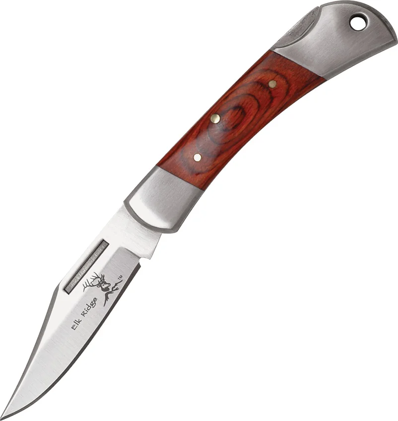 Elk Ridge Knives Lockback Pakkawood