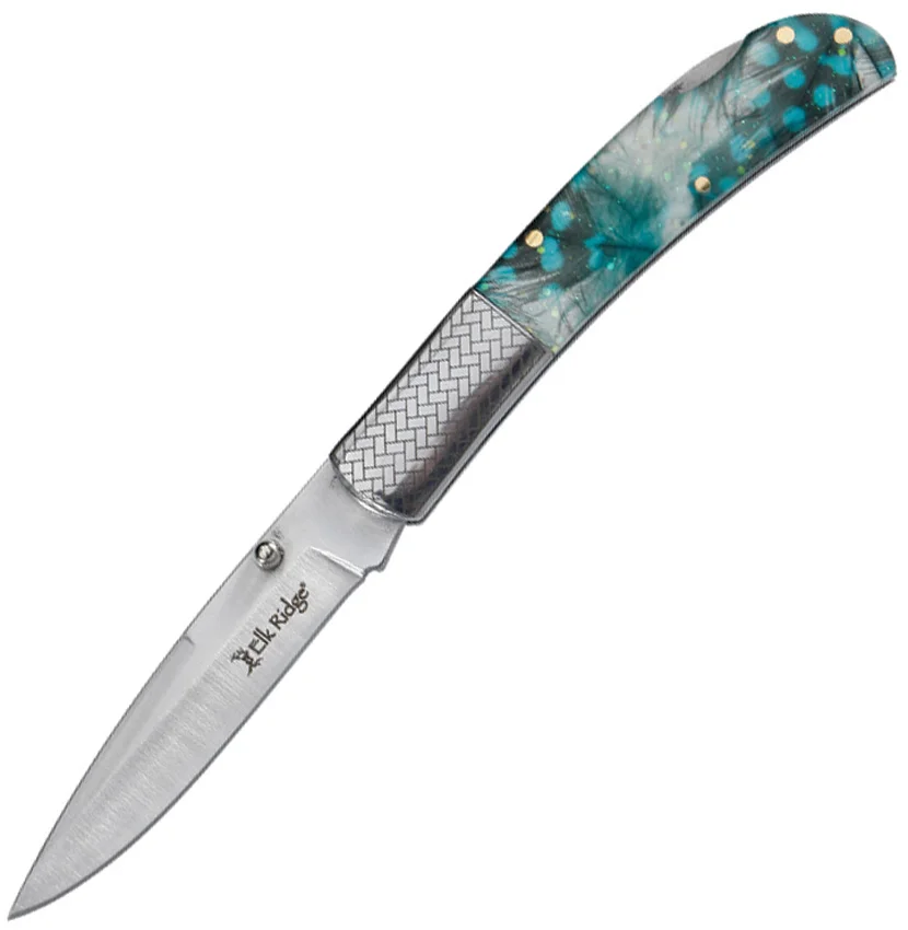Elk Ridge Knives Lockback Green