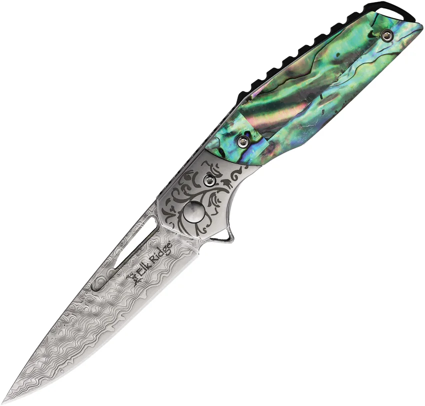 Elk Ridge Knives Linerlock Abalone