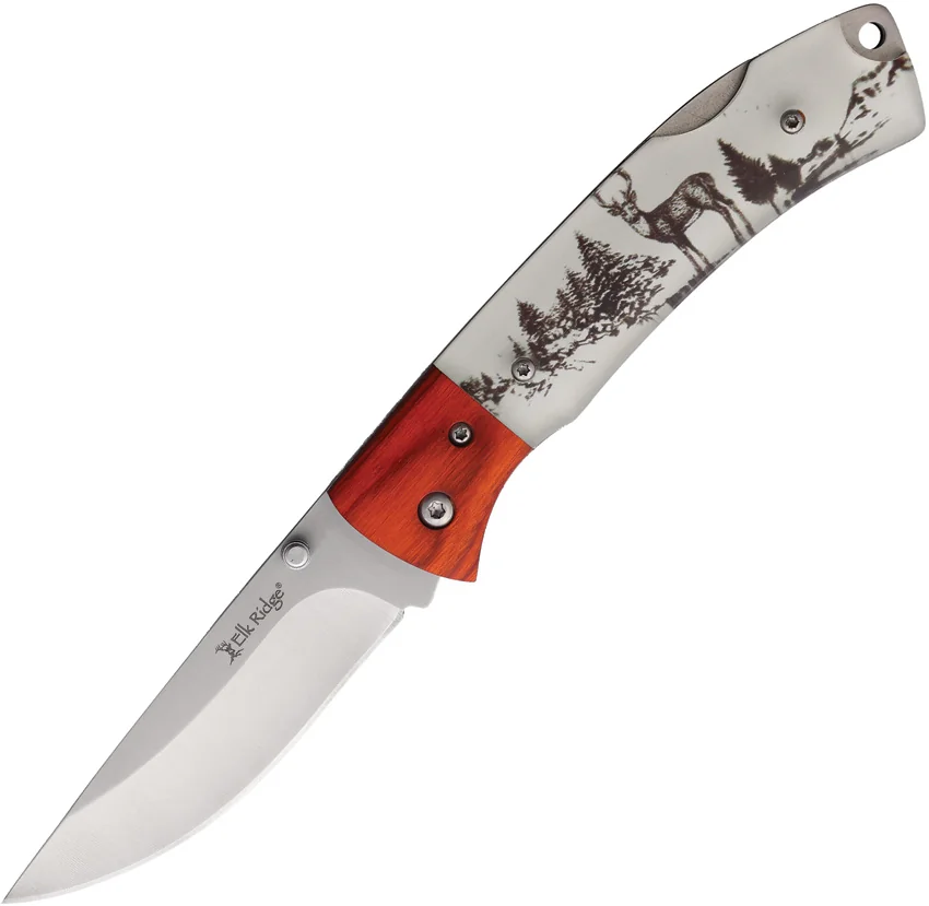 Elk Ridge Knives Lockback Deer