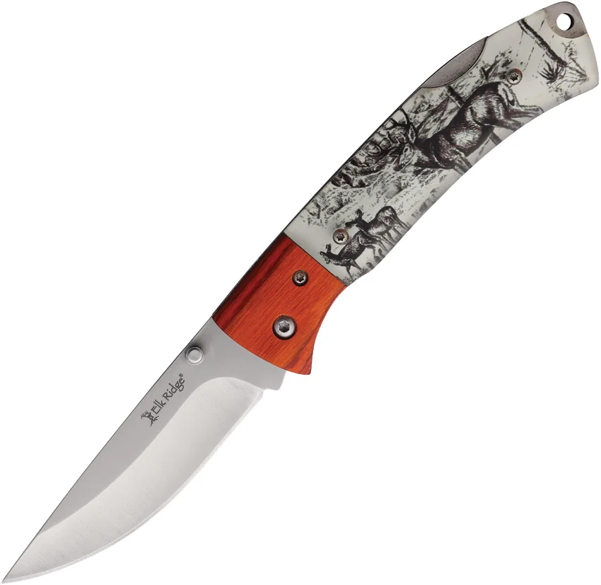 Elk Ridge Knives Lockback Elk
