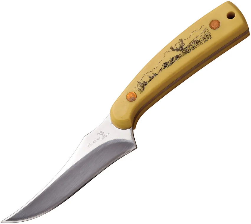 Elk Ridge Knives Upswept Skinner Elk