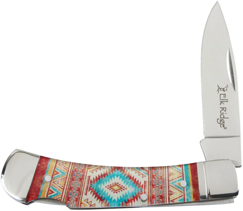 Elk Ridge Knives Lockback Orange SW