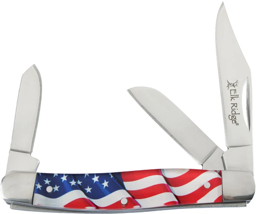 Elk Ridge Knives Stockman Flag