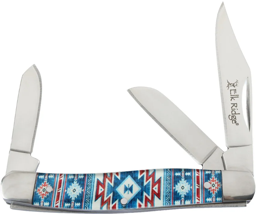 Elk Ridge Knives Stockman Blue SW
