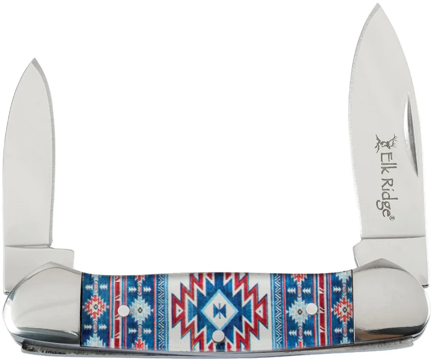 Elk Ridge Knives Canoe Blue SW