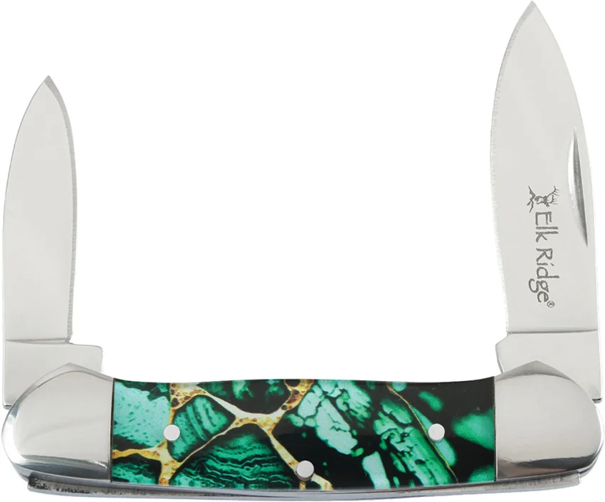 Elk Ridge Knives Canoe Dark Green