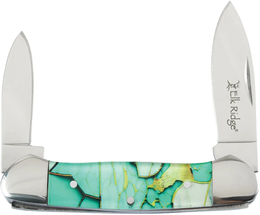 Elk Ridge Knives Canoe Light Green