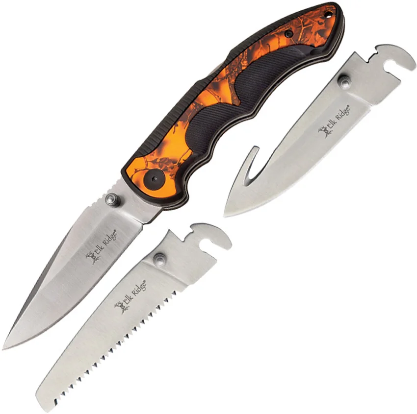 Elk Ridge Knives Blade Change Lockback Camo