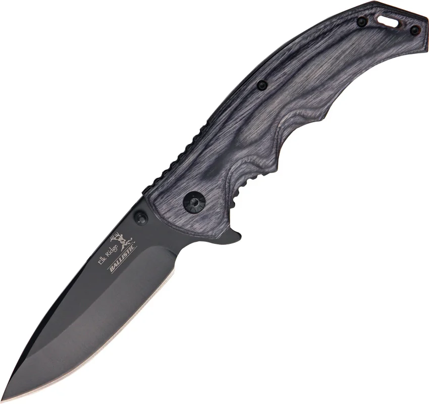 Elk Ridge Knives Ballistic Linerlock A/O Gray
