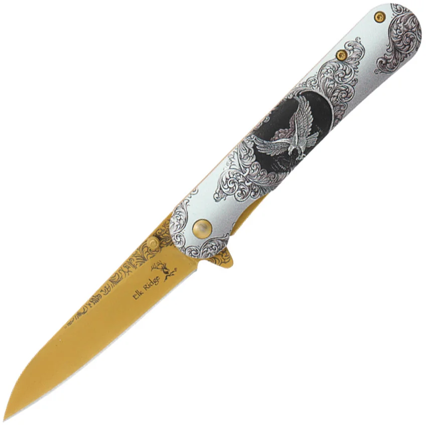 Elk Ridge Knives Wildlife Framelock A/O Eagle