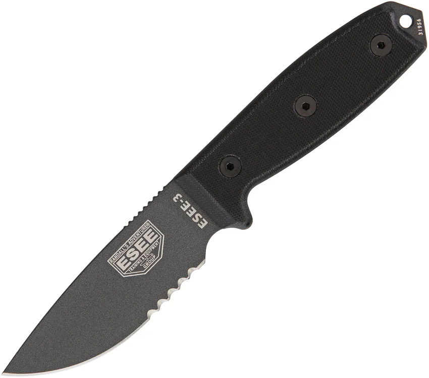ESEE Knives Model 3 Serrated Tactical