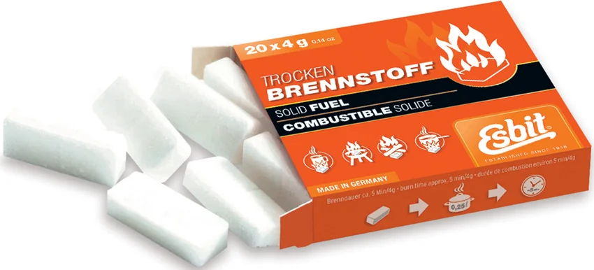 Esbit Solid Fuel Tablets 20 x 4g 00102000
