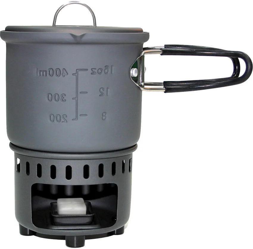 Esbit Hard Anodized Aluminum Solid Fuel Cookset (585 mL)