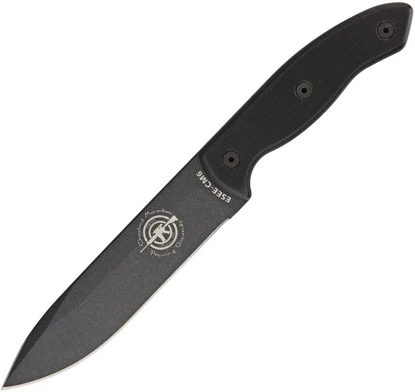 ESEE Knives Hoffman ESEE-CM6 Knife Black G-10 (5.875" Gray)