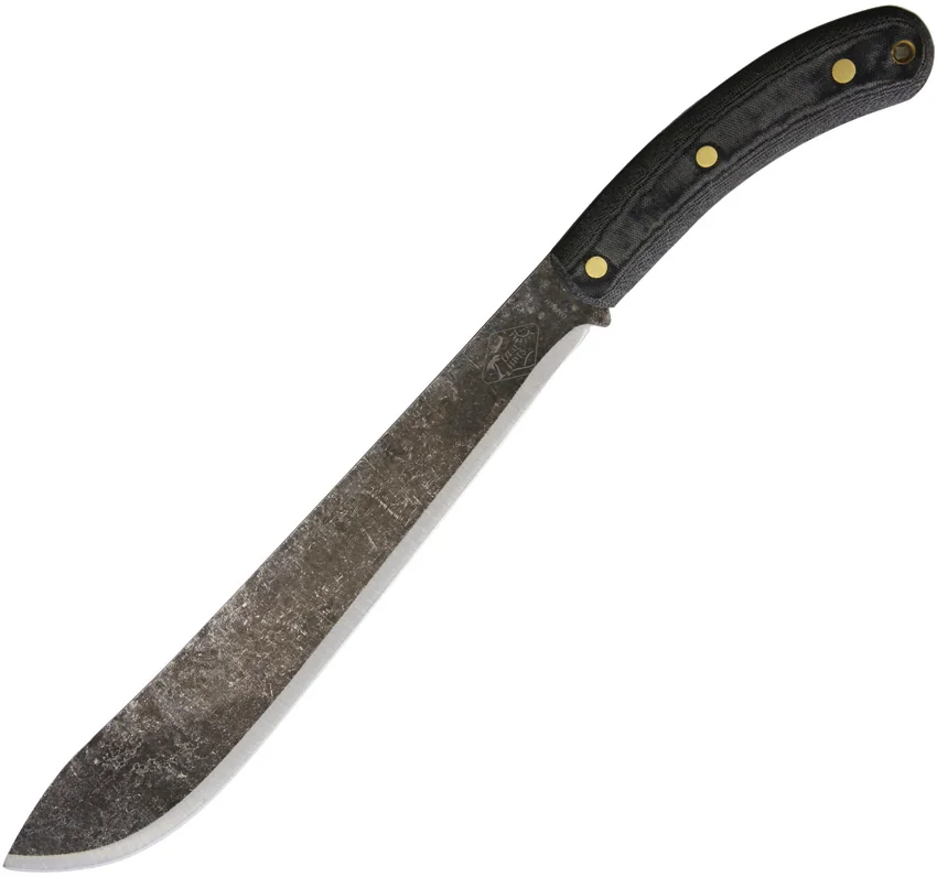 ESEE Darien Machete Knife Black Micarta (12.5" Gray 1075)