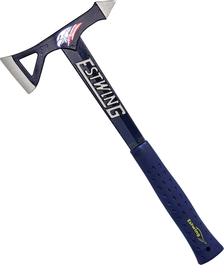 Estwing Black Eagle Tomahawk w/ Blue Rubberized Handle