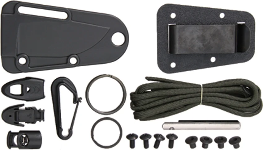 ESEE Izula DE Fixed Blade Neck Knife + Kit Extras (2.875" Dark Earth)