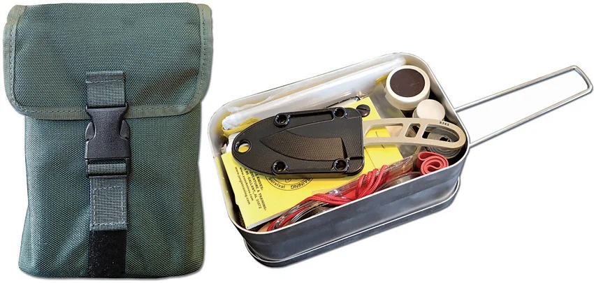 ESEE Knives Survival Kit In Mess Tin
