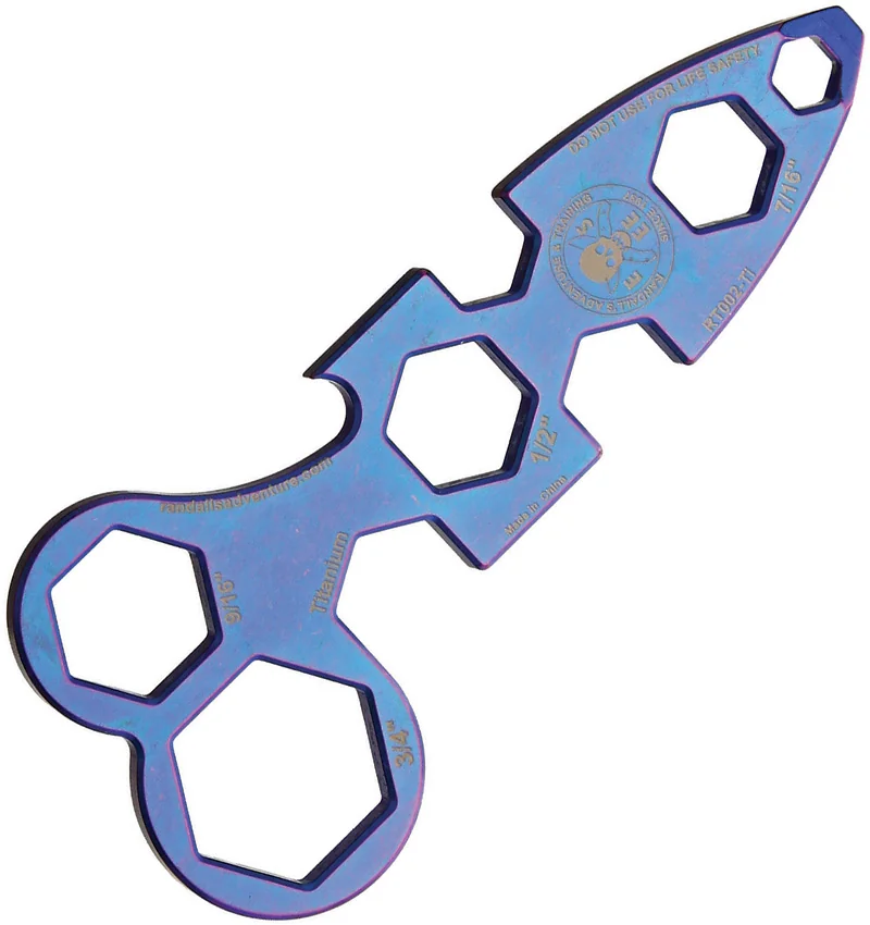 ESEE WRAT Wrench, Titanium, Blue Ano RT002-Ti