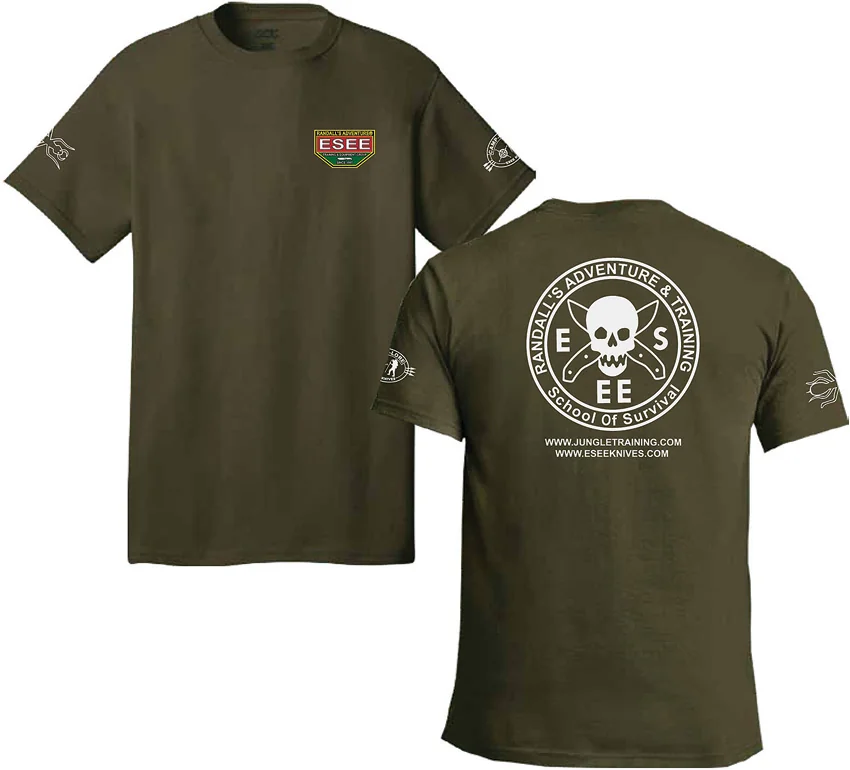 ESEE Knives Training T Shirt XXXL Green