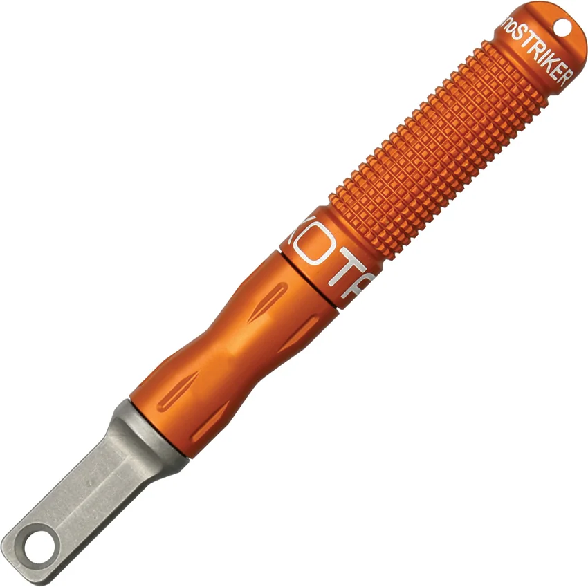 Exotac nanoSTRIKER XL Fire Starter Ferro Ultra-Portable Keychain (Orange)