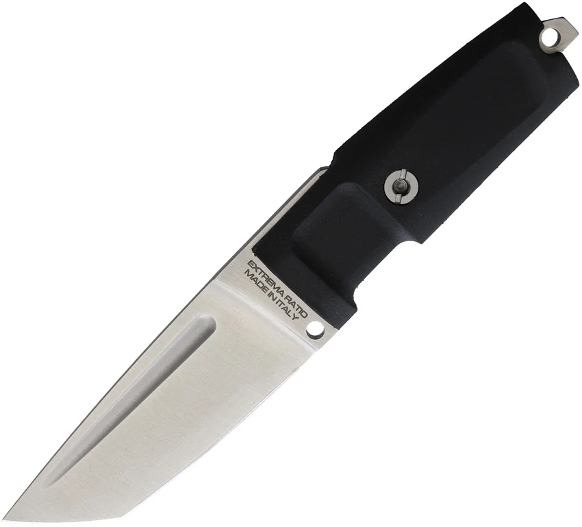 Extrema Ratio T4000 C Tanto Fixed Blade Knife Black Forprene (4" Satin)