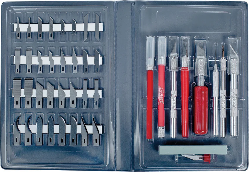 Excel Blades Super Deluxe Knife Set - 46 Blades, Knives, & Tools