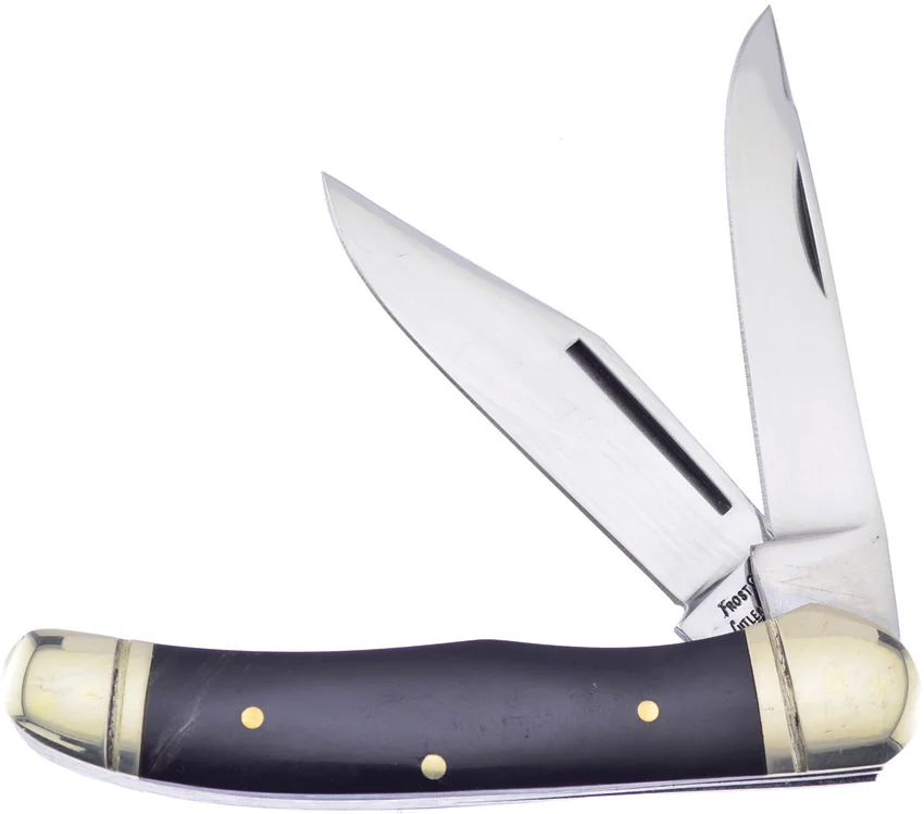 Frost Cutlery Folding Hunter Buffalo Horn