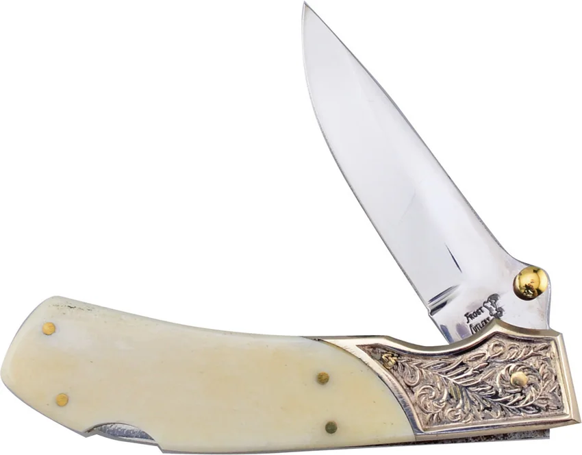Frost Cutlery Jaguar Lockback White