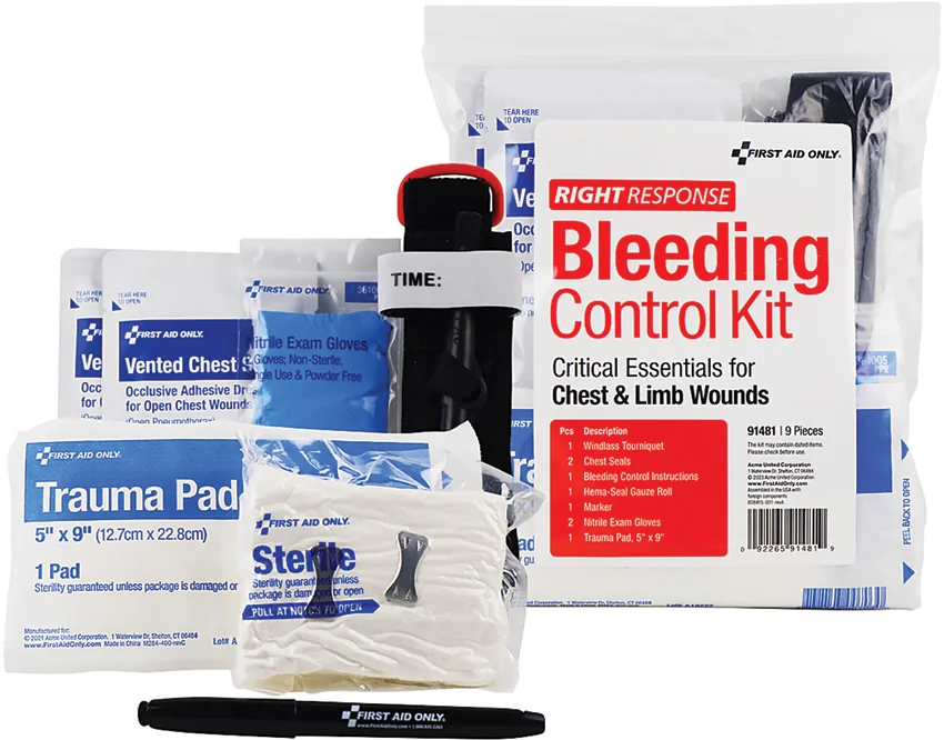 First Aid Only Critical Essentials Bag