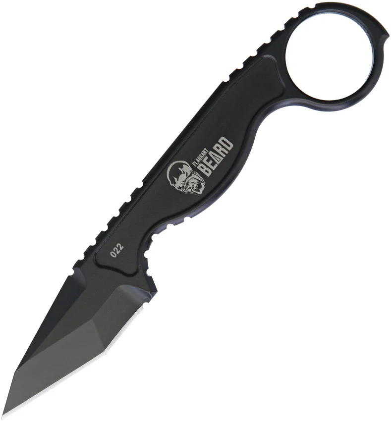 Flagrant Beard Havoc Neck Knife Blackout