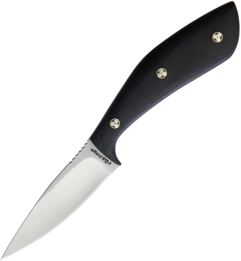Fox Edge Fixed Blade Fixed Blade Knife Pakkawood Wood (3" Satin)