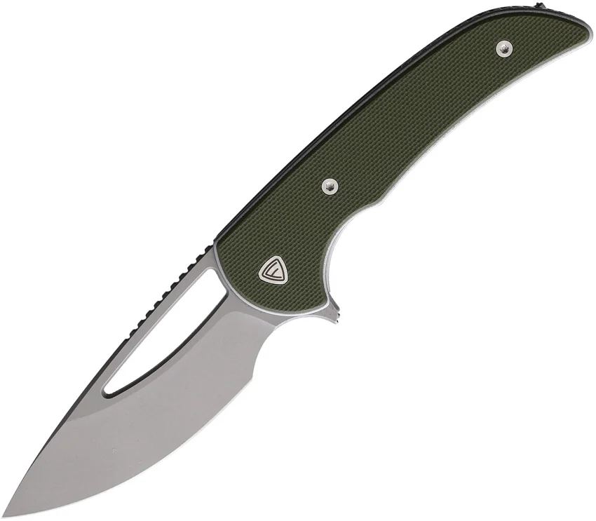 Ferrum Forge Knife Works Mini Archbishop Knife Nitro-V Green G-10 (2.75" SW)