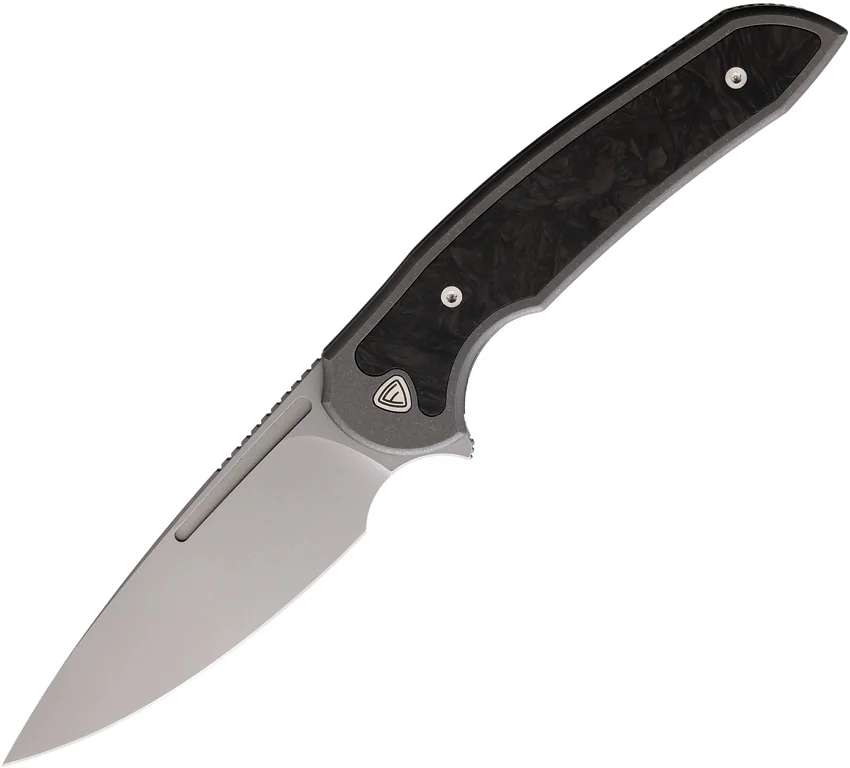 Ferrum Forge Stinger Frame Lock Knife Marble Carbon Fiber (3.25" SW)