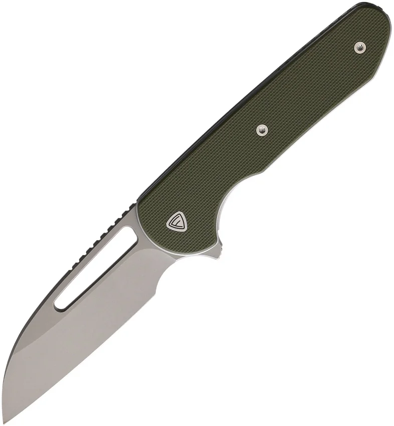 Ferrum Forge Knife Works Prolix Liner Lock Knife Green G-10 (2.85" SW)