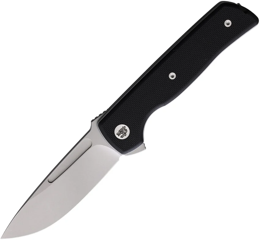 Terzuola Tactical ATCF Lite Liner Lock Knife Black G-10 (3" SW)