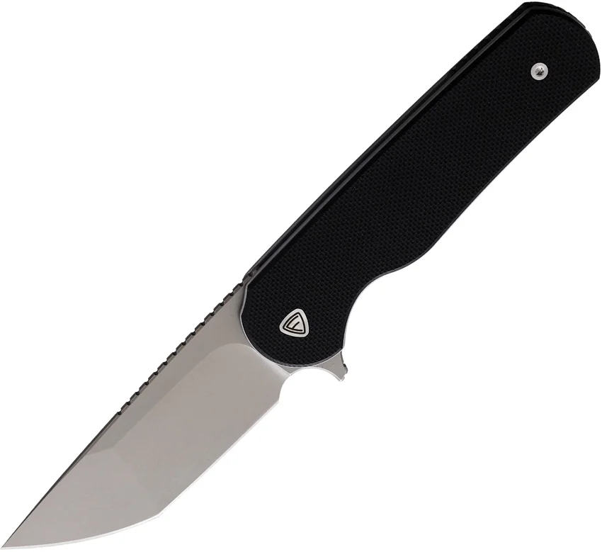 Ferrum Forge Knife Works Zelex Liner Lock Knife Black G-10 (2.88" Stonewash)