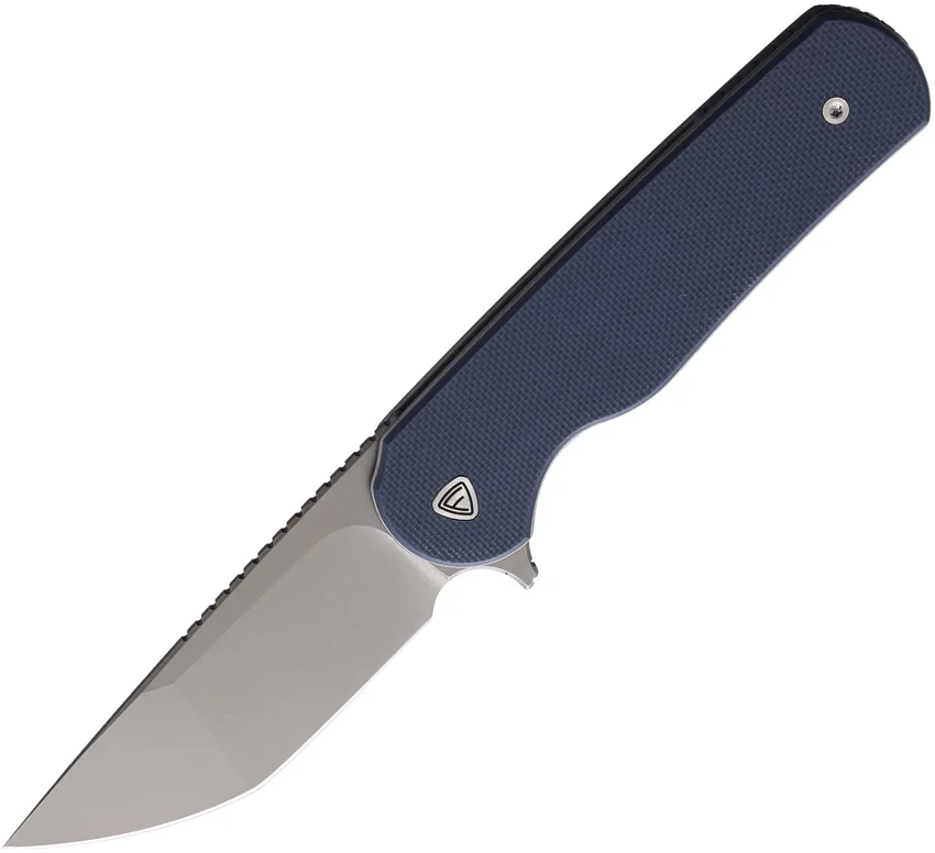 Ferrum Forge Knife Works Zelex Liner Lock Knife Blue G-10 (2.88" Stonewash)