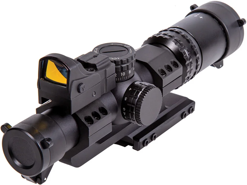 Firefield RapidStrike 1-4x24 SFP Riflescope w/ Mini Reflex Sight – Matte Black